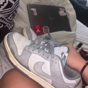 Nike Gray Sneakers with Translucent Soles